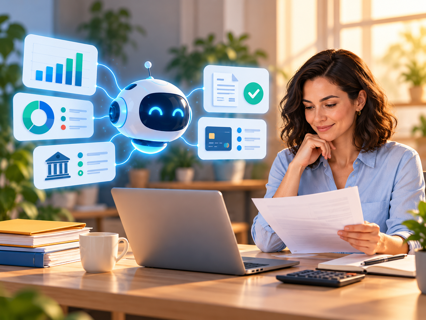 Автоматизация bookkeeping с проверкой финансовых данных человеком